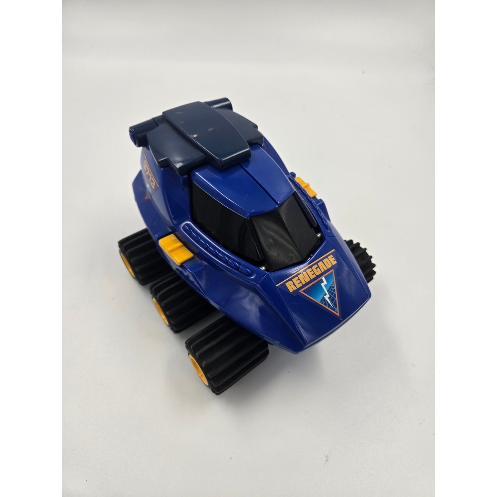 Vtg GoBots BOOMER BLAST RENEGADE 9713 Blue Motorized Tank Tonka 1984 WORKING